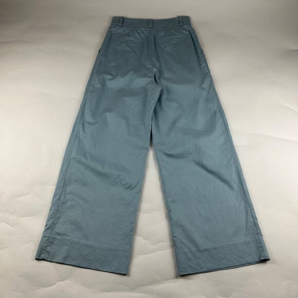 Banana Republic Light Blue High Rise Wide Leg Trouser 2 - Picture 6 of 7
